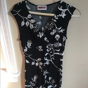 Black and white dress